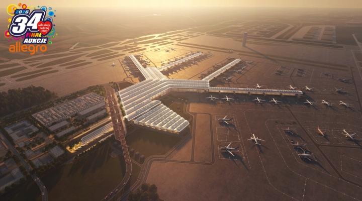 Wizyta na budowie Port Polska dla WOŚP 2026, fot. allegro