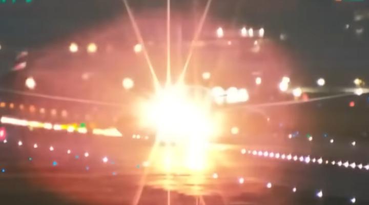 Incydent podczas startu B777 linii LATAM, fot. kadr youtube