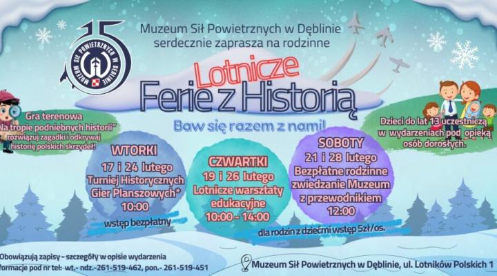 Lotnicze ferie z historią (fot. Muzeum Sił Powietrznych w Dęblinie)