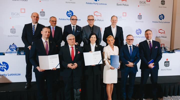 Polskie Porty Lotnicze podpisały umowę kredytową z konsorcjum polskich banków (fot. PPL)