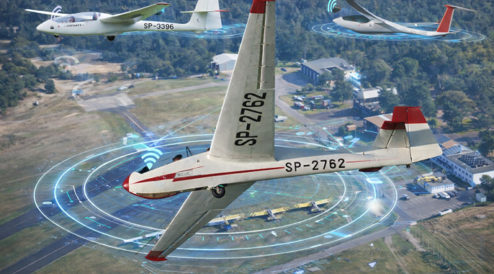 Szybowce wyposażone w urządzenia Electronic Conspicuity