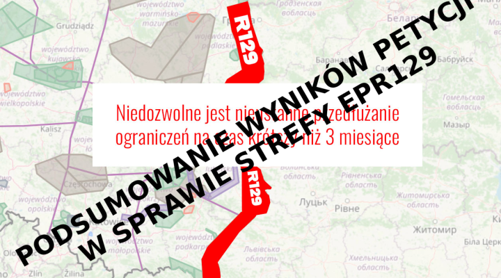 Podsumowanie wyników petycji w sprawie strefy EPR 129