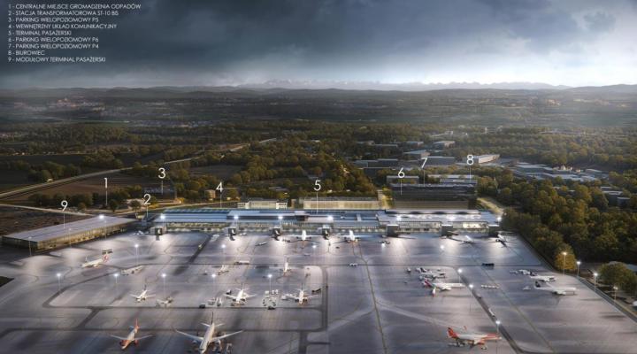 Wizja Kraków Airport po 2045 (fot. Kraków Airport)