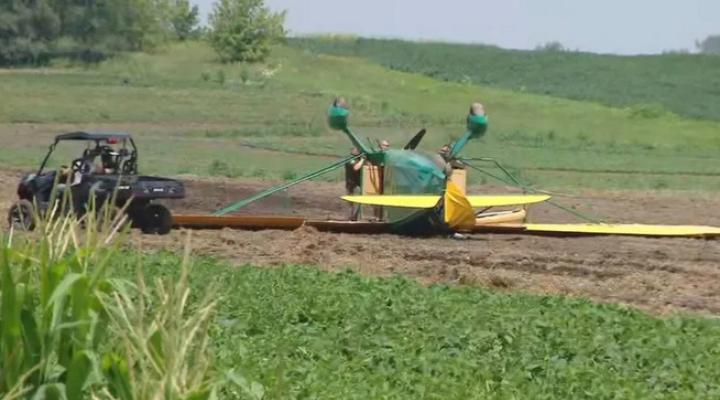 Wypadek samolotu kategorii eksperymentalnej, fot. fox6