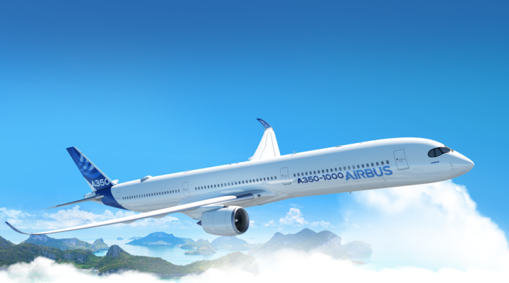 A350-1000 w locie (fot. Airbus)