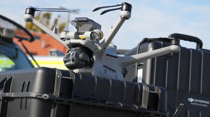 DJI Matrice 4TD dla Policji (fot. KWP w Olsztynie)