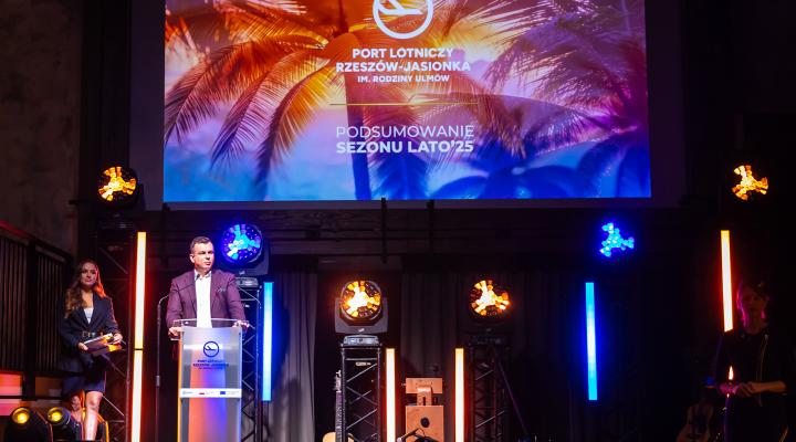 Lotnisko Rzeszów-Jasionka podsumowało rekordowy sezon Lato’25 (fot. Port Lotniczy Rzeszów-Jasionka)