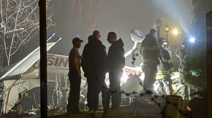 Miejsce katastrofy Cessny T210M w Chicago, fot. aviation safety