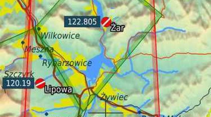Nowa wersja lotniczej mapy Polski dla LK8000, fot. lotnik_org