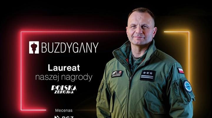 Płk pil. Krzysztof Kwiatkowski, laureat Buzdygana’25 - nagrody 'Polski Zbrojnej' (fot. Łukasz Kermel)