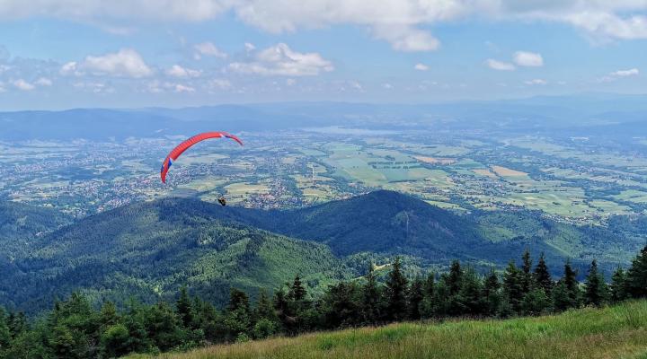 Paralotniarz (fot. Polish Paragliding Open Championship, Facebook)