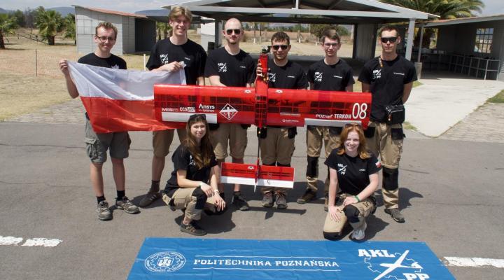 Reprezentacja Akademickiego Klubu Lotniczego Politechniki Poznańskiej na zawodach Aero Design MX w Meksyku (fot. Politechnika Poznańska)