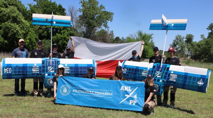 AKL Politechniki Poznańskiej na SAE Aero Design West 2026 w USA (fot. Politechnika Poznańska)