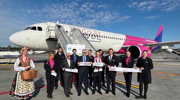 Wizz Air uruchamia nowe połączenie Kraków–Budapeszt (fot. Kraków Airport)