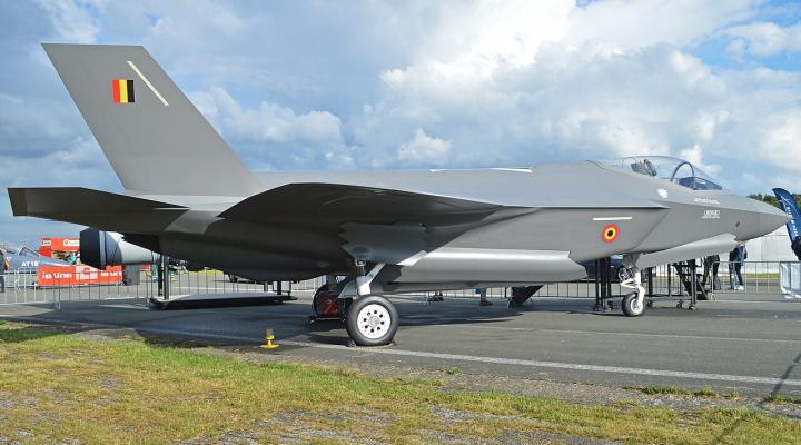 F-35 Belgii (fot. Alan Wilson from Stilton, Peterborough, Cambs, UK, CC BY-SA 2.0, Wikimedia Commons)