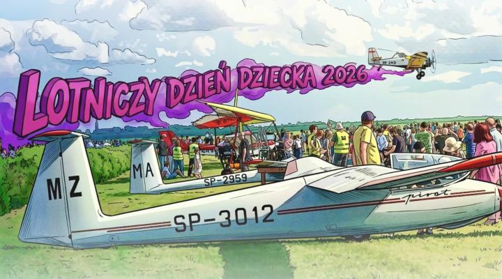 Lotniczy Dzień Dziecka na lotnisku Rudniki 2026 (fot. Aeroklub Częstochowski)