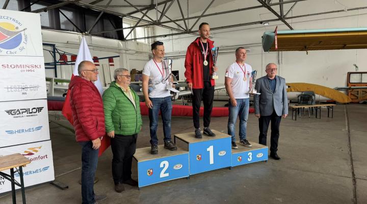 Podium 16 Szybowcowych Mistrzostw Polski w Lesznie, fot. Glide&Race Leszno