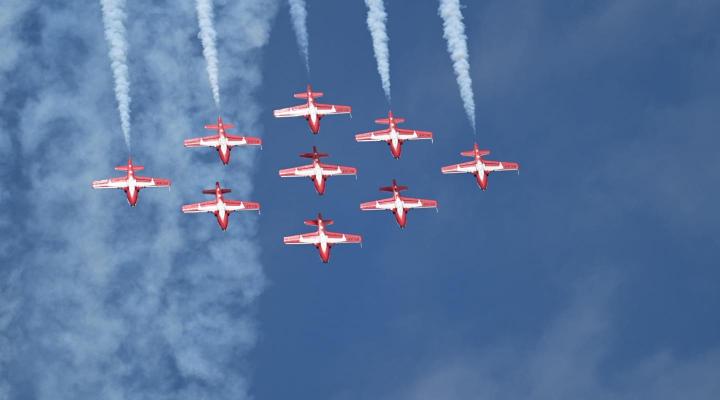 Snowbirds - zespół akrobacyjny Kanadyjskich Sił Zbrojnych (fot. Canadian Forces Snowbirds, Facebook)