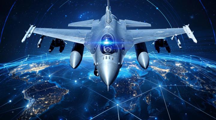 Ulepszona zdolność testowa Link-16 dla MIDS JTRS w F-16 (fot. BAE Systems)
