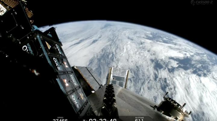 Wyniesienie w kosmos satelity obserwacyjnego firmy Iceye (fot. Eycore)