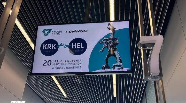 20 lat połączeń Finnair z Krakowa (fot. Kraków Airport)