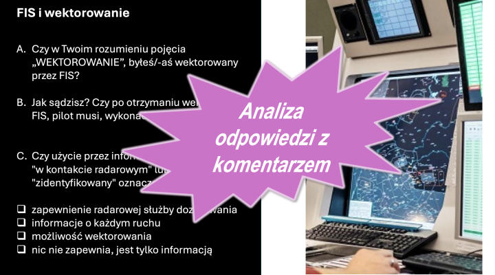 FIS i wektorowanie: analiza odpowiedzi z komentarzem