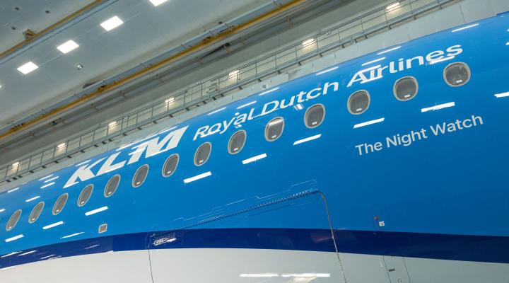 Samolot KLM Straż Nocna (fot. KLM)