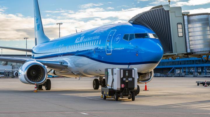 Samolot KLM na lotnisku (fot. KLM)