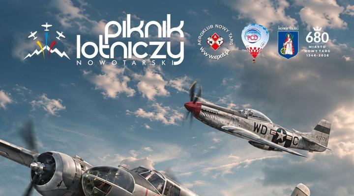 XV Nowotarski Piknik Lotniczy - plakat (fot. Aeroklub Nowy Targ, Facebook)