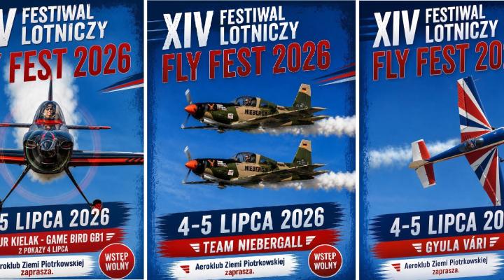 Artur Kielak, Team Niebergall, Gyula Vári na Fly Fest 2026 (fot. Aeroklub Ziemi Piotrkowskiej)