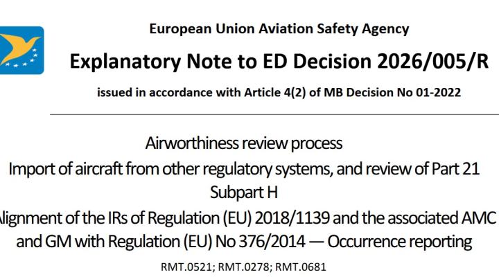 Decyzja EASA 2026_005_R, fot. EASA