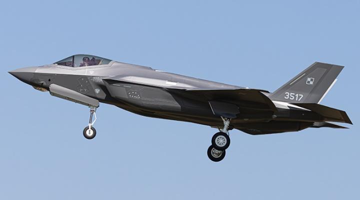 F-35 nr burtowy 3517, fot. Polska Zbrojna