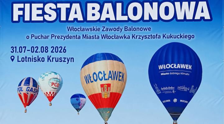 Fiesta Balonowa - Włocławskie Zawody Balonowe o Puchar Prezydenta Miasta Włocławka Krzysztofa Kukuckiego (fot. Aeroklub Włocławski)