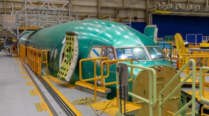 Linia montażowa Boeinga w Everett, fot. aerotime