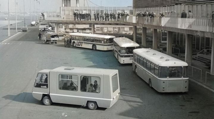 Lotnisko Okęcie w roku 1969, fot. źródło architektura_muratorplus