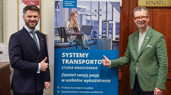 Urząd Lotnictwa Cywilnego kolejnym partnerem studiów magisterskich Systemy Transportowe w SGH (fot. P. Potapowicz, SGH)