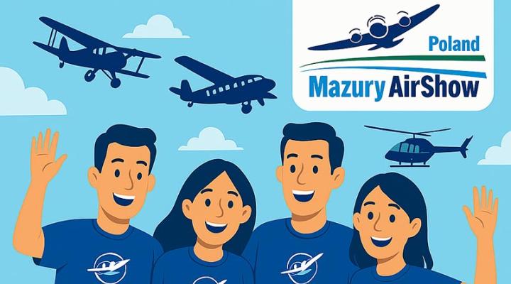 Wolontariusze na Mazury AirShow 2026 (fot. Mazury AirShow)