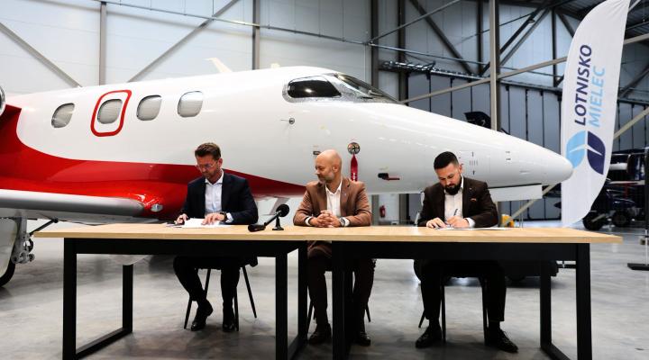 Lotnisko Mielec nawiązało współpracę ze Starlynx Aero (fot. Urząd Miejski w Mielcu)