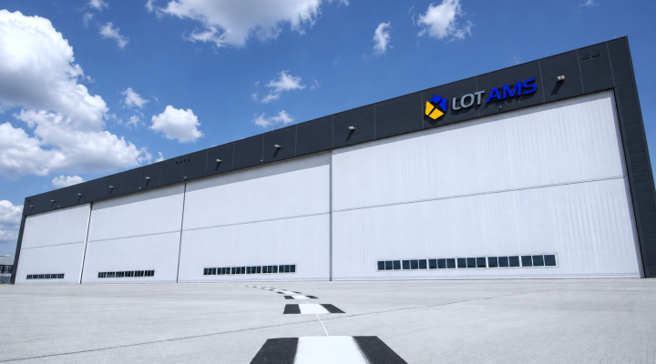 Nowy hangar LOT Aircraft Maintenance Services w Jasionce na Podkarpaciu (fot. LOTAMS)