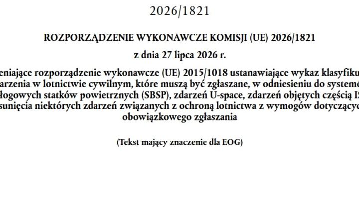 Rozporządzenie Komisji EU 2026_1821
