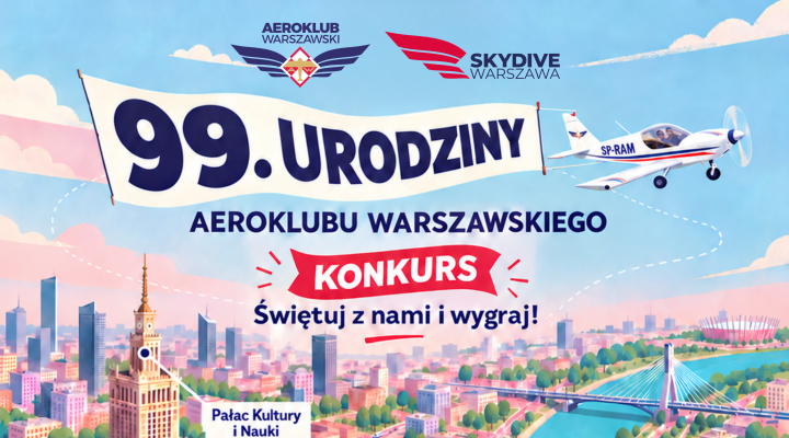 Konkurs na 99 lat Aeroklubu Warszawskiego (fot. Aeroklub Warszawski)