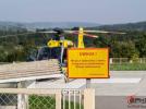 Śmigłowiec EC135 na lądowisku (fot. Paweł Hawrot/EPKR Spotters)