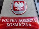 Polska Agencja Kosmiczna - tablica informacyjna