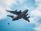 C17 Globemaster w locie nad Pustynią Błędowską, fot. polska-zbrojna.pl