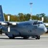 C-130 Hercules z rotacyjnego komponentu lotniczego USA w Europie (fot. Luiza Wawrzyniak)