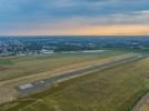 Lotnisko w Gliwicach, widok z powietrza. fot. nowiny.gliwice.pl