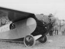 Pilot Franciszek Żwirko w samolocie RWD-2