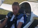 Patrycja Pacak w szybowcu, fot. aeroklub-polski.pl