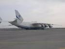 An-225 Mrija na lotnisku w Jasionce (fot. aeroklub-rzeszowski.pl)