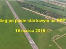 Bieg po pasie startowym na EPPT